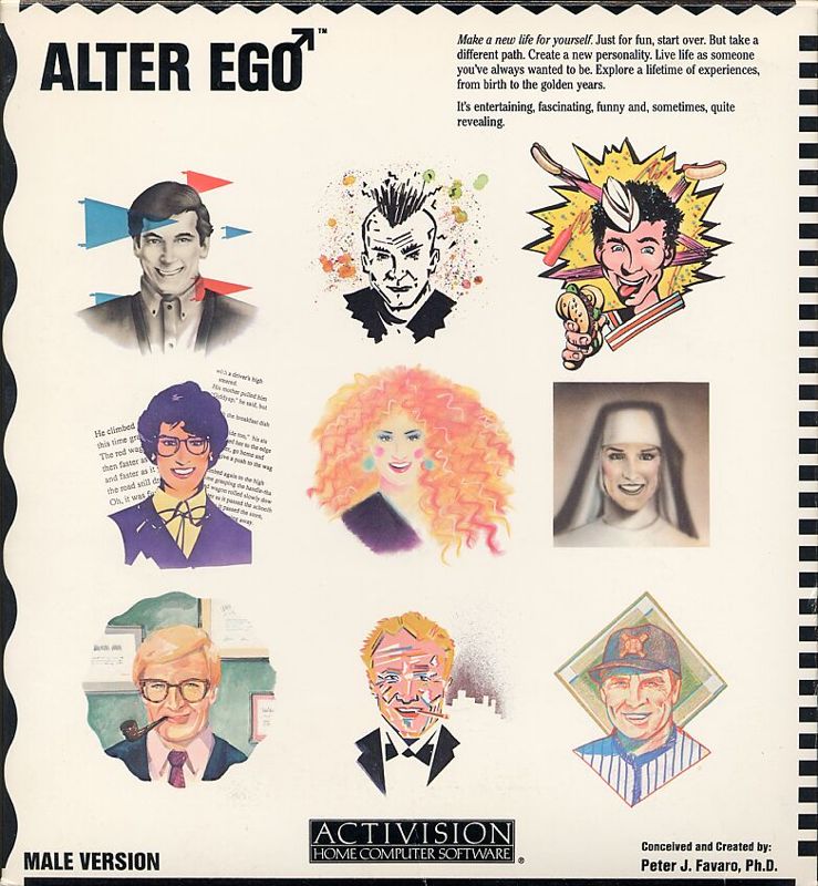 Alter Ego box art for Commodore 64